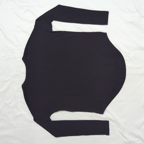 rag & bone Lea Long Sleeve T-Shirt, Color Black Size XS-TP - Picture 10 of 13